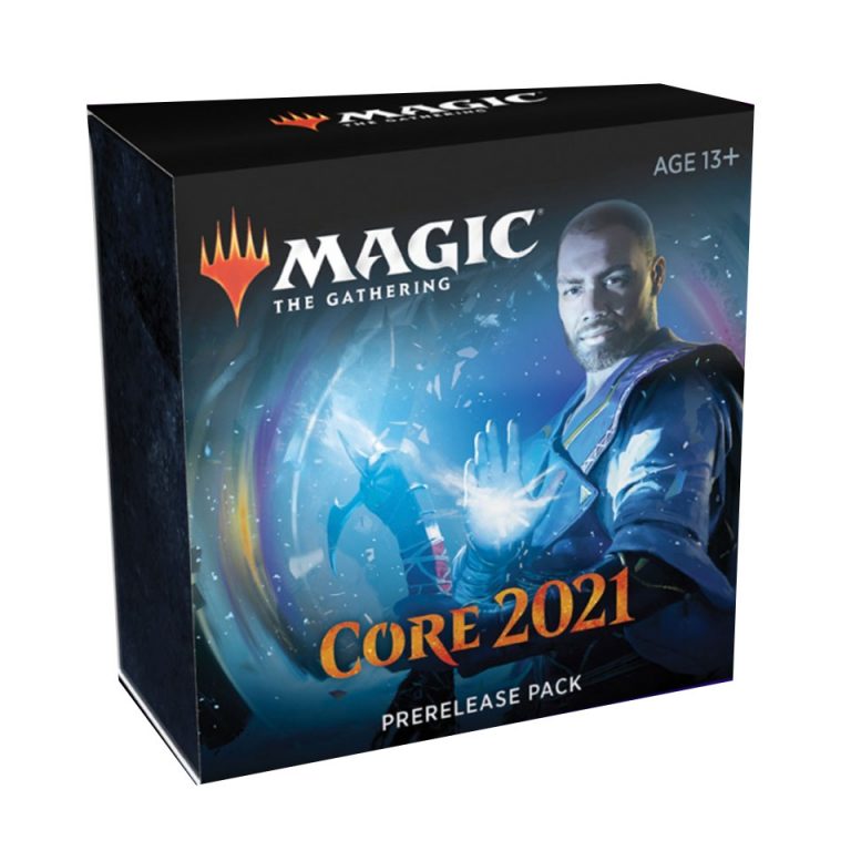 Diseñador De MTG Muestra Que Contiene El Paquete De Prelanzamiento De M21.