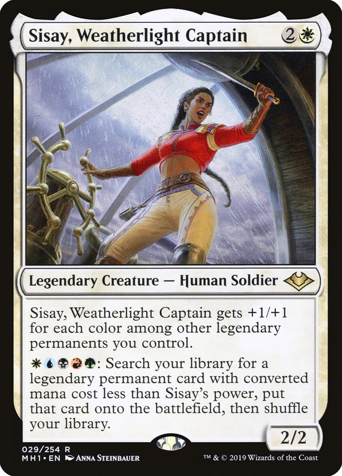 Se Revelan Todas las Cartas de Marco Retro de Modern Horizons 2. 13 Sisay weatherlight captain