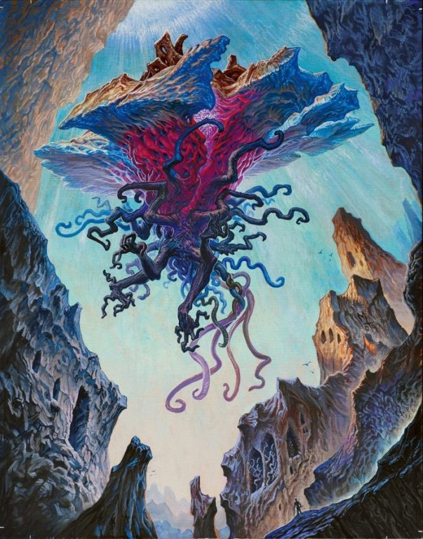 Emrakul the Aeons Torn illustrated by Mark Tedin