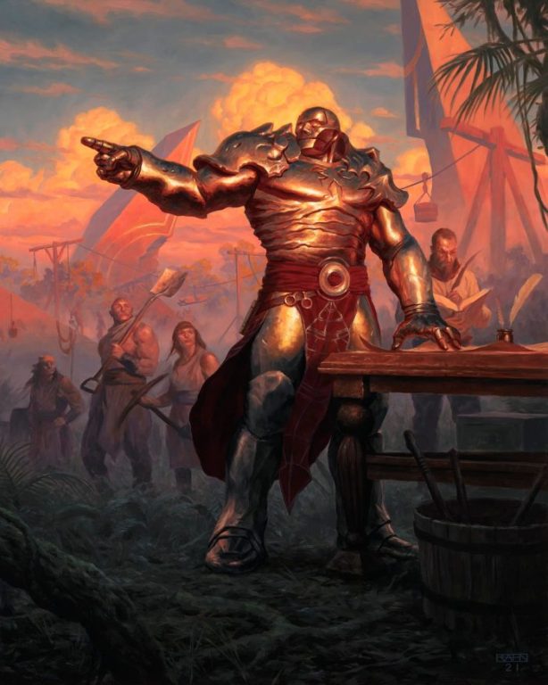 Karn Living Legacy illustrated by Chris Rahn
