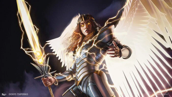 Archangel Elspeth illustrated by Denys Tsiperko