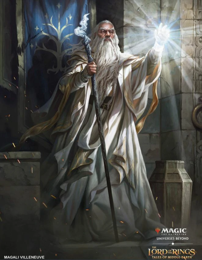 Gandalf the White illustrated by Magali Villeneuve