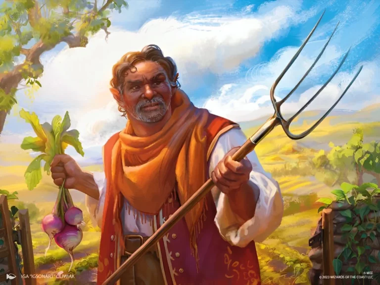 Eastfarthing Farmer, illustrated by Iga ‘IgsonArt’ Oliwiak