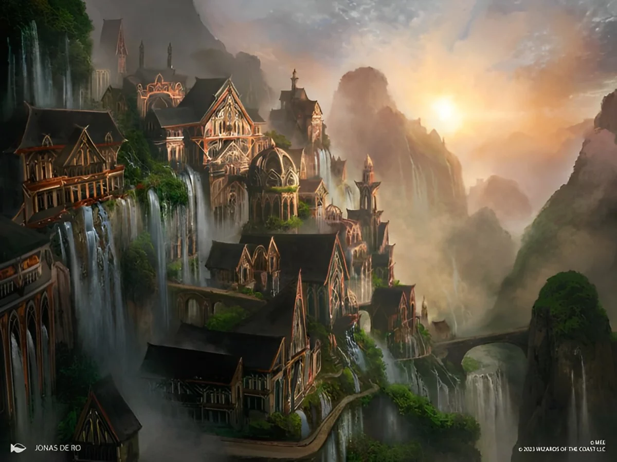 Rivendell illustrated by Jonas De Ro