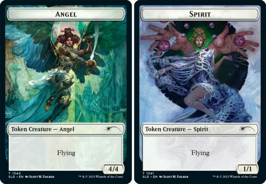 angel-secret-lair-commander-deck-tokens
