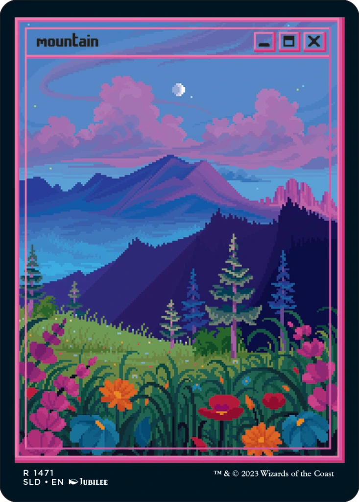 spookydrop_pixellands_mountain_non_foil_card