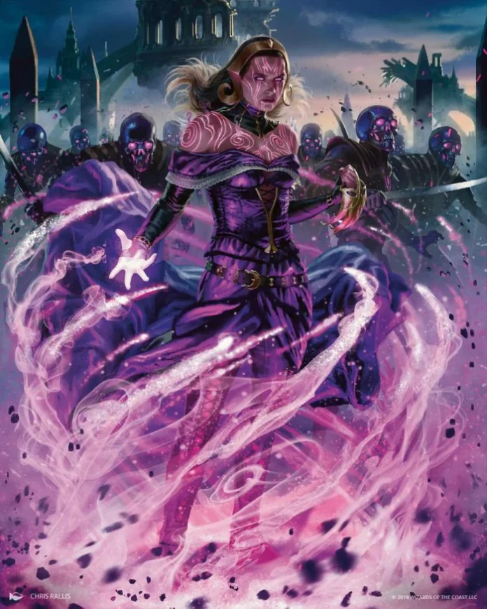 Liliana, Dreadhorde General, illustrated by Chris Rallis