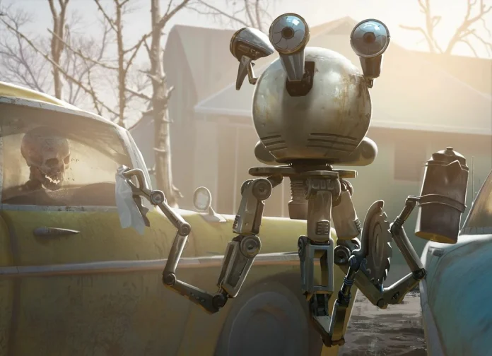 Codsworth, Handy Helper (Fallout) - art by Alex Konstad