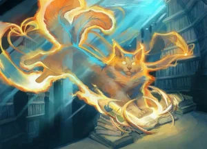 Enduring Curiosity (Duskmourn: House of Horrors) - art by Julie Dillon