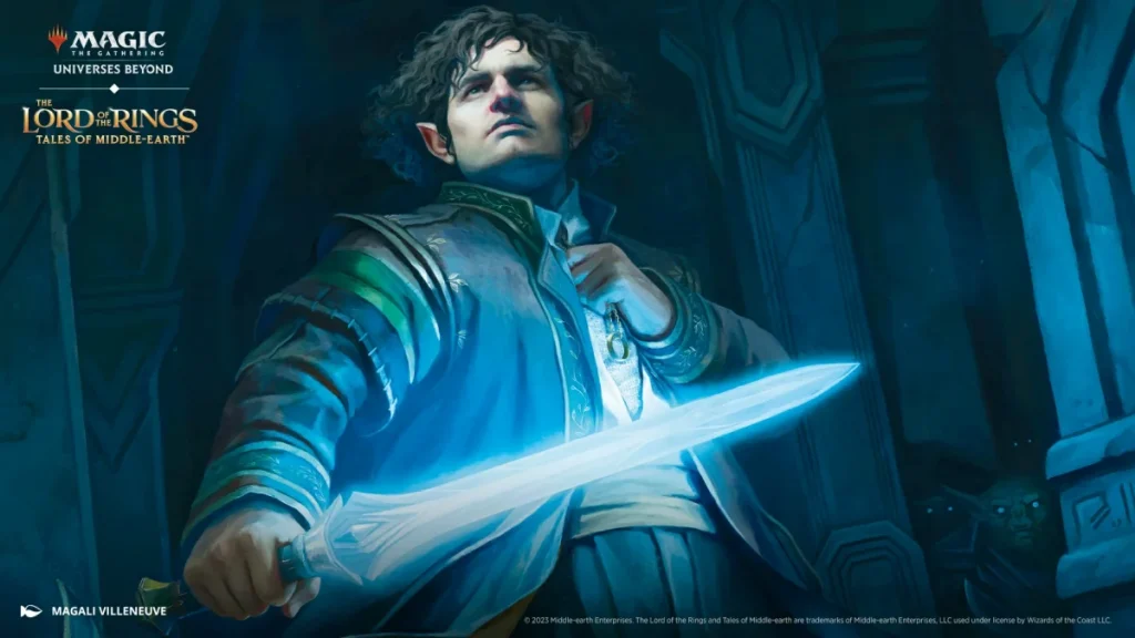 Frodo Determined Hero The Lord of the Rings Tales of Middle-earth art by Magali Villeneuve