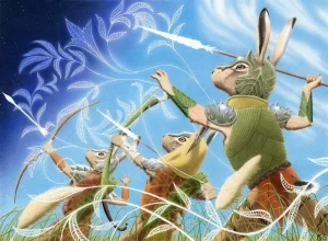 Pawpatch Formation (Bloomburrow) - art by Julia Griffin