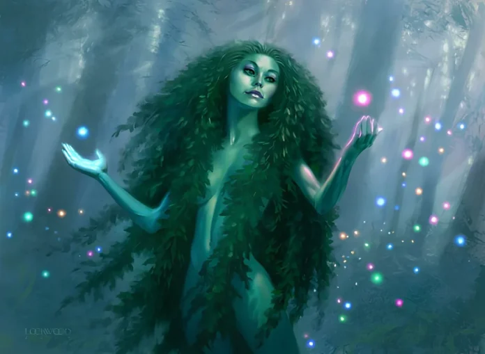 Quirion Dryad (10th Edition) - art by Todd Lockwood