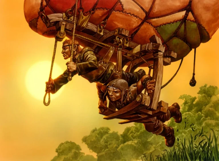 Kinsbaile Balloonist (Lorwyn) - art by Zoltan Boros & Gabor Szikszai