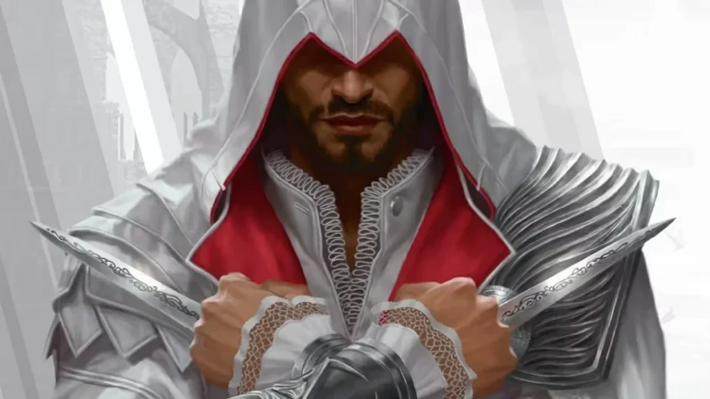 Assassin’s Creed en estilo de carta de MTG.