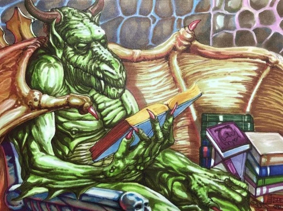 Nicol Bolas (Legends) - art by Edward P. Beard, Jr