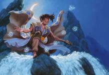 Sway of the Stars (Betrayers of Kamigawa) - art by Randy Gallegos