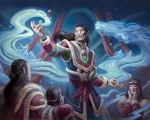 Winternight Stories (Tarkir: Dragonstorm) - art by Zara Alfonso