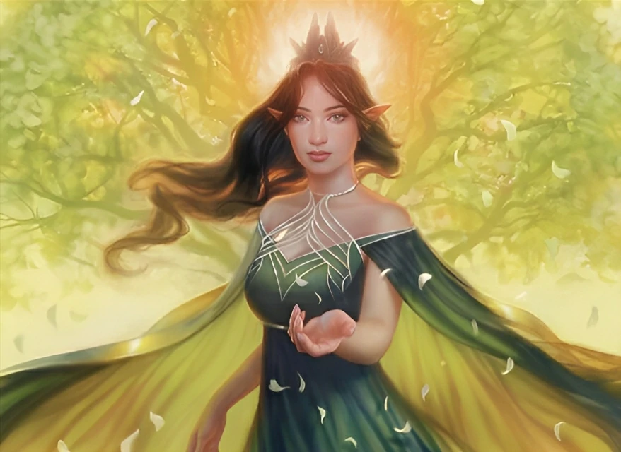 Arwen, Mortal Queen (The Lord of the Rings: Tales of Middle-earth) - art by Miranda Meeks