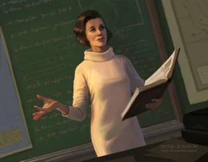 Barbara Wright (Doctor Who) - art by Irina Nordsol