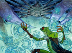 Into the Flood Maw (Bloomburrow) - art by Danny Schwartz