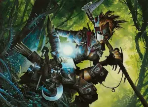 Harabaz Druid (Worldwake) - art by Wayne Reynolds