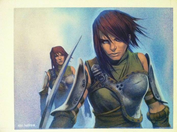 Jwari Shapeshifter (Worldwake) - art by Kev Walker