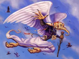 Kangee, Aerie Keeper (Invasion) - art by Mark Romanoski