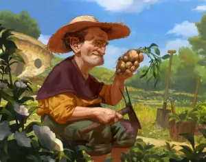 The Gaffer (The Lord of the Rings Commander Decks) - art by Tomas Duchek