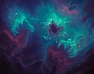 Cosmogoyf (Edge of Eternities) - art by Chris Rahn
