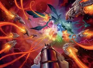 Devastating Onslaught (Edge of Eternities) - art by Chris Seaman