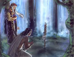 Honor the Fallen (Mercadian Masques) - art by Terese Nielsen