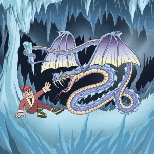 Ice-Fang Coatl (Secret Lair) - art by Crocodile Jackson