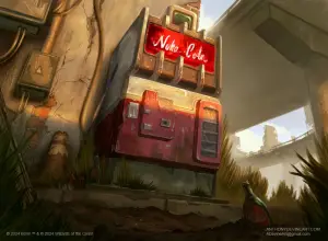 Nuka-Cola Vending Machine (Fallout) - art by Anthony Devine
