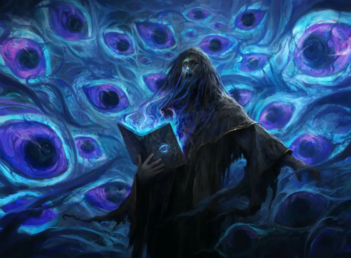 Otherworldly Gaze (Innistrad: Midnight Hunt) - art by Chris Cold