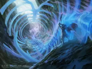 Ugin's Nexus (Khans of Tarkir) - art by Sam Burley