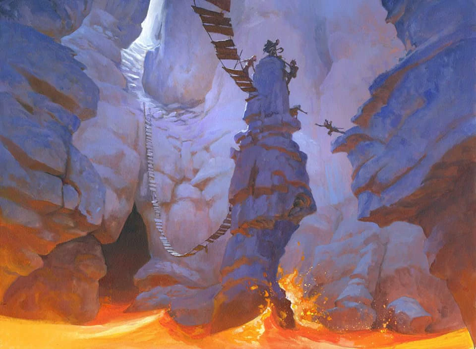 Valakut Exploration (Zendikar Rising) - art by Jesper Ejsing