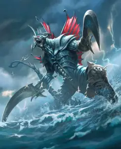 Gyruda, Doom of Depths (Ikoria Lair of Behemoths) - art by Jesper Ejsing