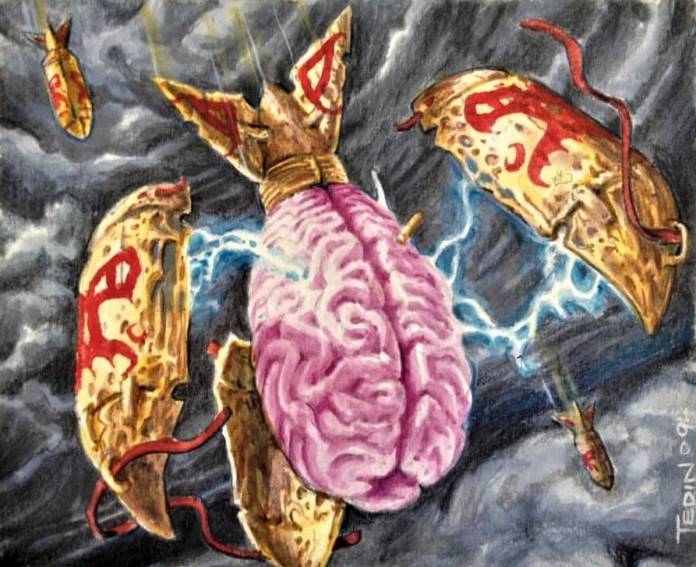 Mind Bomb (The Dark) - art by Mark Tedin
