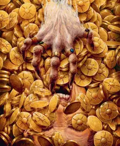 Smothering Tithe (Double Masters 2022) - art by Pete Venters