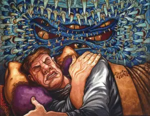 Recurring Nightmare (Exodus) - art by Jeff Laubenstei