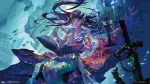 Rhystic Study (Enchanted Tales) - art by Fuzichoco