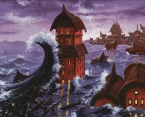 Flooded Shoreline (Visions) - art by Romas Kukalis