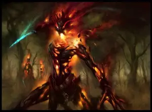 Corrosive Mentor (Shadowmoor) - art by Daarken
