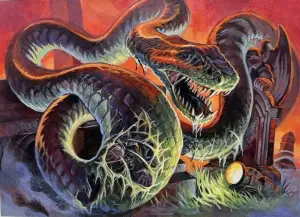 Persistent Constrictor: La Serpiente De Duskmourn Que Se Dispara Por Los Contadores -1/-1.