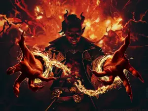 Tibalt's Trickery (Kaldheim) - art by Anna Podedworna