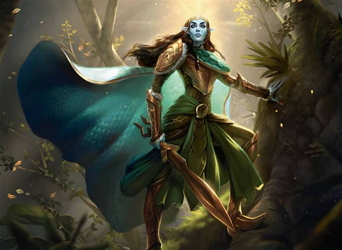 Lathril, Blade of the Elves (Kaldheim Commander Decks) - art by Caroline Gariba Lathril, Blade of the Elves (Kaldheim Commander Decks) - art by Caroline Gariba