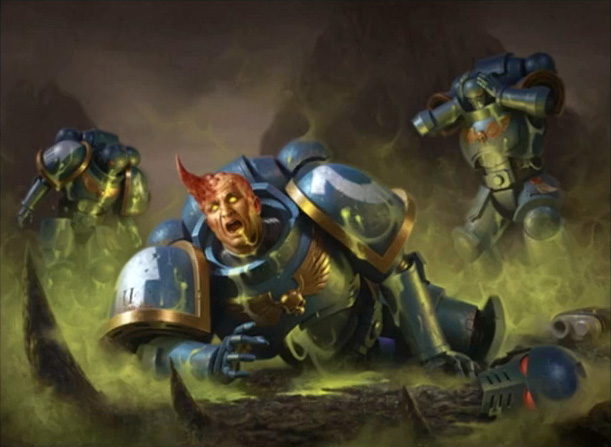 Nurgle's Rot (Warhammer 40,000) - art by Roman Tishenin