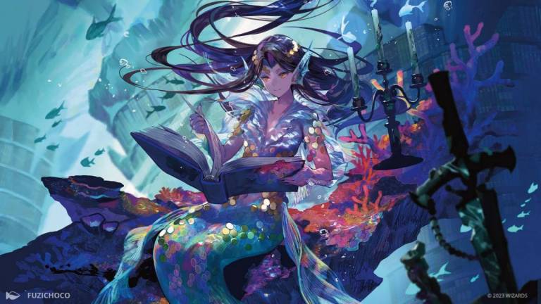 Rhystic Study (Enchanted Tales) - art by Fuzichoco