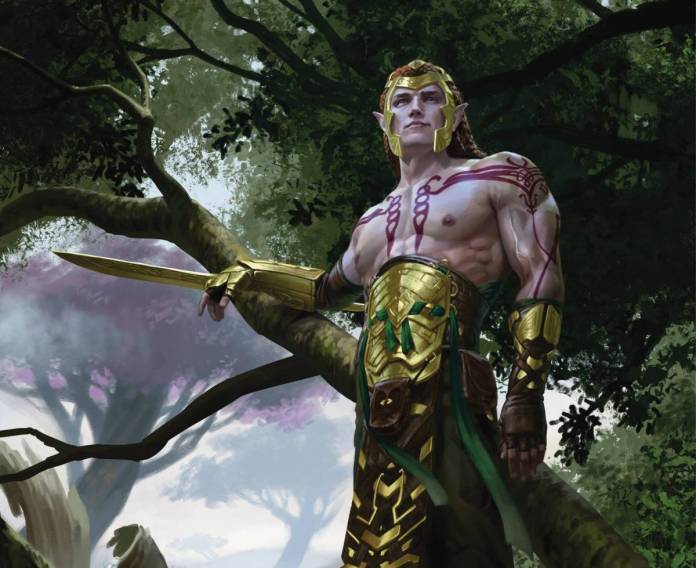 Tyvar Kell (Kaldheim) - art by Chris Rallis