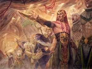 Tyvar the Bellicose (March of the Machine: The Aftermath) - art by Jarel Threat
